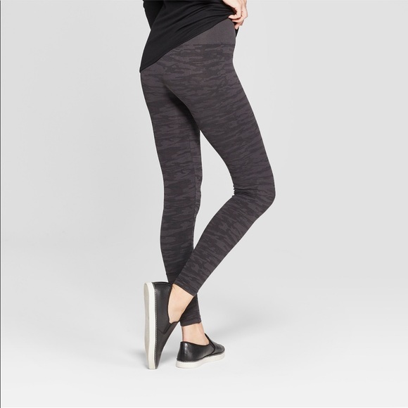 Spanx Gray Black Camo Leggings | Poshmark
